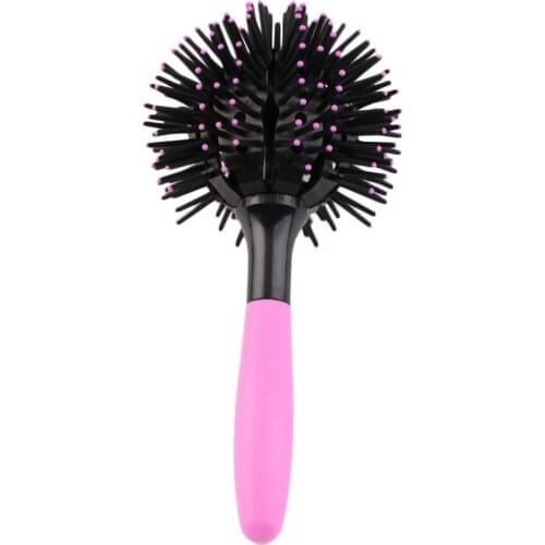 Hair Styling 360 degree Ball Styling Magic Hairbrush Heat Hair Care 3D Round Hair Brushes Comb Salon make up Resistant Hair Comb