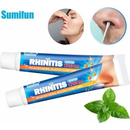Sumifun 1pcs Nose Rhinitis Sinusitis Cream For Nose Refresh Cold Cool Headache Relieve Itching Nasal Congestion Sneezing Runny
