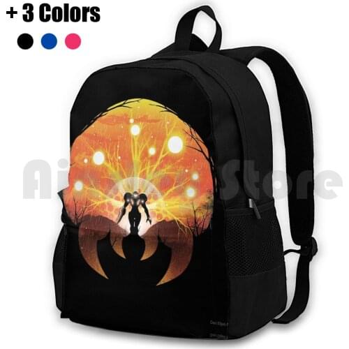 Super Metroid Outdoor Hiking Backpack Riding Climbing Sports Bag Metroid Supermetroid Games Gamers Videogames Geek Nerd