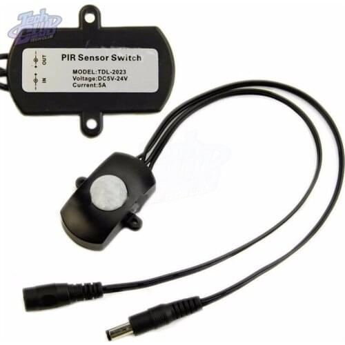 LED DC5-24V Wide Voltage PIR Infrared Human Body Motion Sensor Detector Switch Automatic Sensing Devices