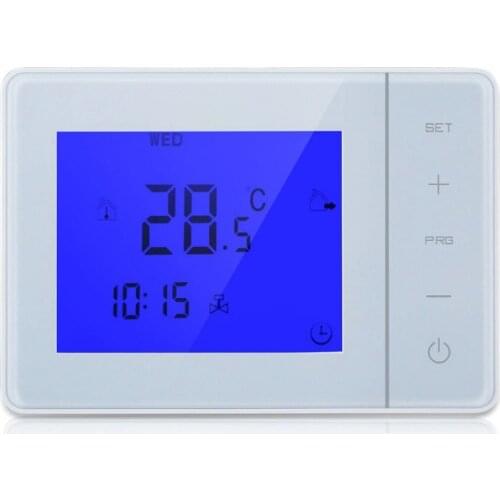 Thermostat Boiler Gas Programmable Wall-Hung Boiler Heating Thermostat Digital Room Temperature Controller Touch Screen 5A