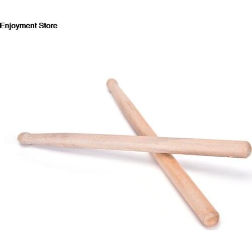 High Quality 5A Maple Drum Sticks Wood Wooden Tip Band Musical Instrument Drumsticks