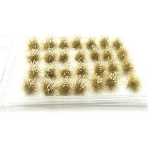 28 Individual Plants Model Grass Cluster Miniature Grass Tuft For Train Railway Model Layout Or Simulation Scene Landscape