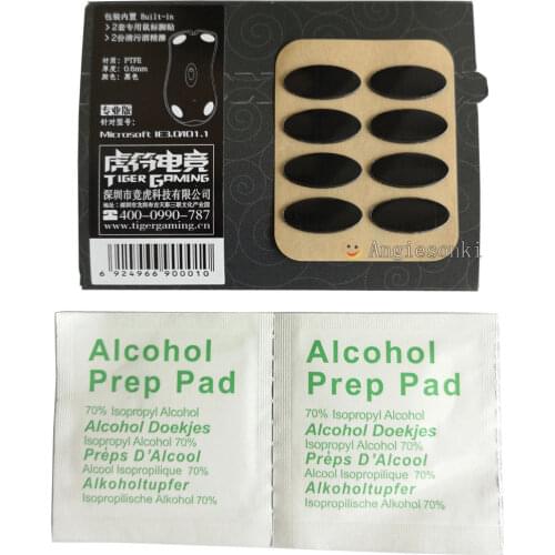 4 Sets Tiger Gaming Microsoft Intellimouse Explorer IO 1.1 / IE 3.0 Feet Skates