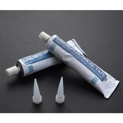 50ml Liquid Insulation Electrical Tape 2 Colors Lamp Board Electronic Sealant Fast Dry Insulating Waterproof Liquid Tape Glue