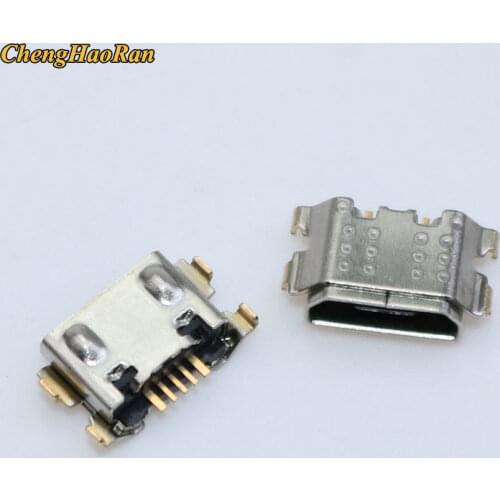 5pcs Micro USB 5Pin Jack Connector socket Data charging port tail plug For Samsung Galaxy A01 A015 A015F/DS Mini USB Jack