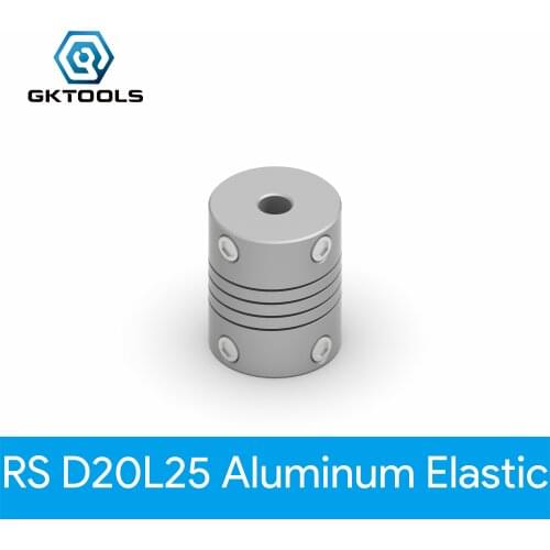 GKTOOLS Aluminium CNC Motor Jaw Shaft Coupler Flexible Coupling OD 20x25mm Dropshipping 2/3/3.17/4/5/6/6.35/8/9/9.5/10mm