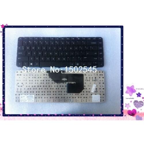 Free shipping genuine laptop US keyboard for HP Pavilion 242 G1 242 G2 246 G1 246 G2 US keyboard with black frame 728186-001