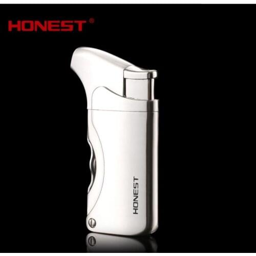 Honest Multi-Function Pipe Lighter Windproof Inflatable Straight Personality Creative Swiss Army knife Cigarette Tool