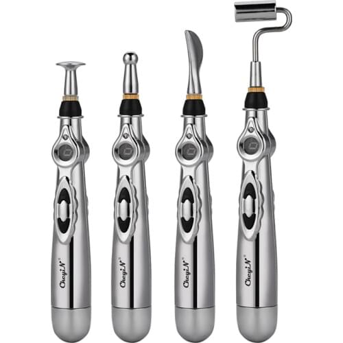 Electric Acupuncture Point Massage Pen Pain Relief Pulse Electrotherapy Body Head Back Neck Leg Massager Relaxation Meridian Pen