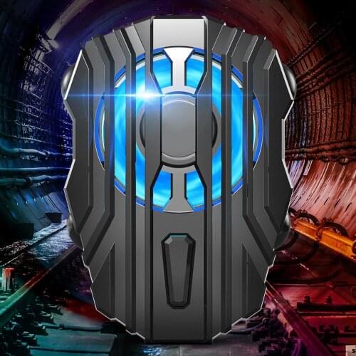 FL01 Universal Portable Rechargeable Gaming Phone Cooler LED Light Radiator Cooling Fan Easy to Install