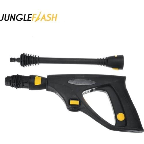 JUNGLEFLASH 20Mpa High Pressure Washer Water Spray Gun For Bosch AQT Black Decker Garden Cleaning Long Auto Tube Car Accessories