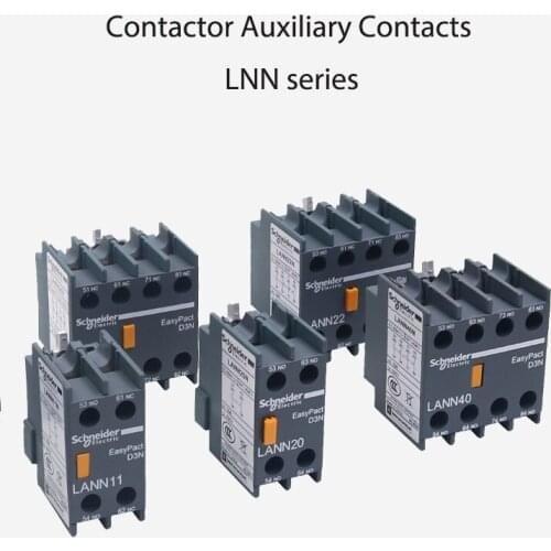 1Pcs Schneider AC Contactor Auxiliary Contact Lann02 04 11 20 22 31 40 Various Specifications Formal 10A 690V