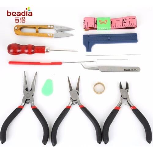 Hot!! Top Quality Pliers Set 13-16pcs/set Black Color Handle Pliers For DIY Handmade Craft Making &Jewelry Making Tool