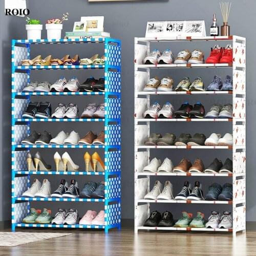 Multi-layer Simple Shoe Rack Entryway Space-saving Shoe Organizer Easy to Install Shoes Shelf Home Dorm Furniture Shoe Cabinet