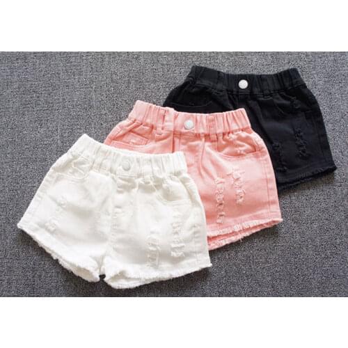 Kids Clothing Girls Denim Shorts Children Shorts For Girls Clothes Kids Shorts 2021 Summer New Shorts Children Casual Clothing