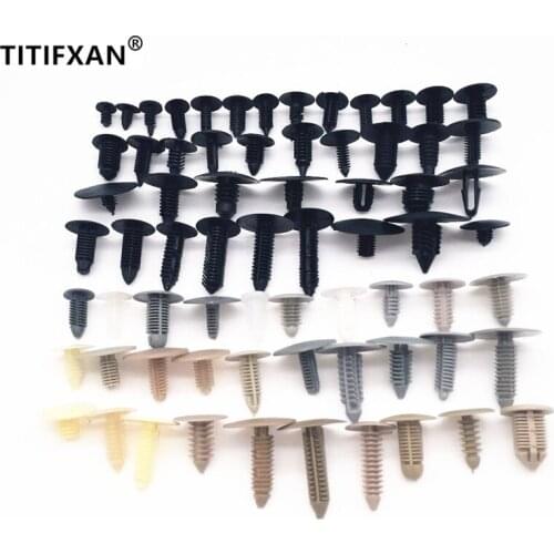 50PCS Clips For Hyundai Kia Chery BYD Nissan Honda Toyota Mazda For Ford Buick Citroen Peugeot Volvo Cover Roof Plastic Fastener