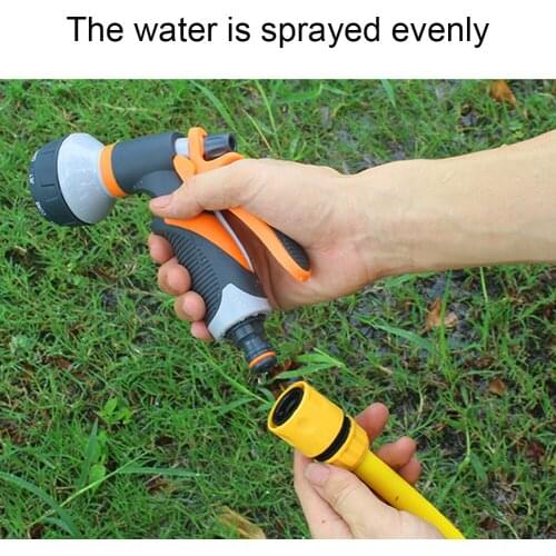 Garden Hose Sprinkler Vegetable Garden Watering Multifunctional Lawn Car Washing Sprinkler Watering Gun Garden Hose