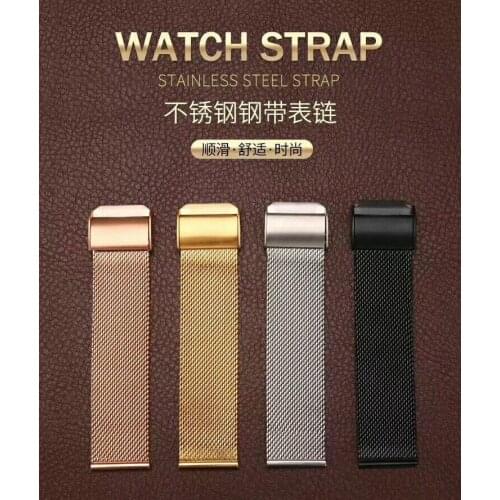 22mm metal Band for Samsung Galaxy watch 46mm Gear S3 bracelet for huawei watch GT watchband Ticwatch 1 zenwatch 1 2 Strap