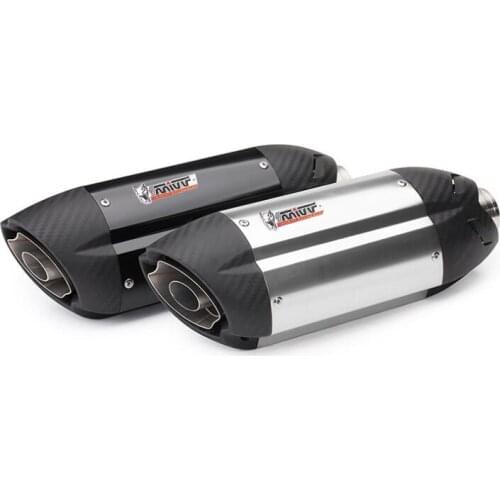 51MM Universal Motorcycle Exhaust Modified MIVV Muffler Pipe With DB Killer Z800 Devil Monster 796 Modified Exhaust Pipe