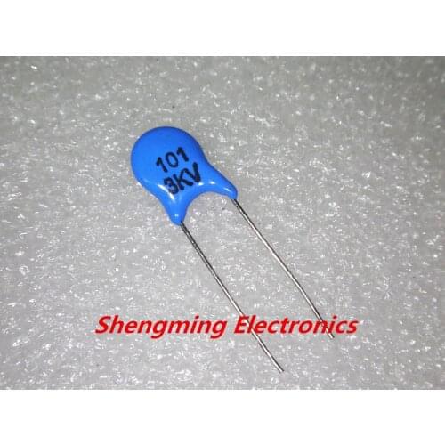 100pcs 3KV 101M 100pF 3000V High voltage ceramic capacitors