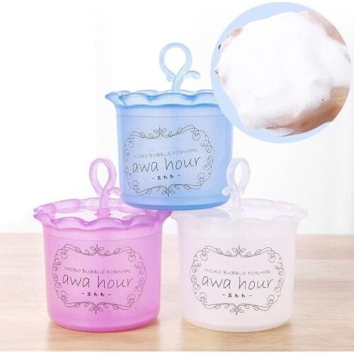 1PCs Portable Simple Face Cleanser Shower Bath Shampoo Foam Maker Bubble Foamer Device Cleansing Cream Foaming Clean Tools
