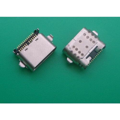 2PCS Micro USB Type C Connector for Lenovo M10 TB-X606X X606F Tablet Charging Dock