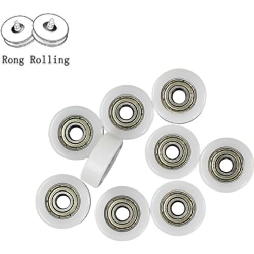 5*19*7 Plastic-coated bearings 605RS,polyurethane material and bearing steel bearing 605RS bore 5mm,diameter 19mm