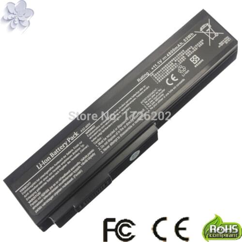 4800MAH Laptop Battery for Asus N53 A32 M50 M50s N53S N53SV A32-M50 A32-X64 A33-M50 M51E M60J M70Sr X55Sr X57 X64 G50 G51 G60