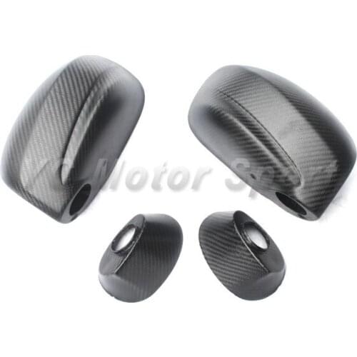 Car Accessories Full Carbon Fiber Matte Finish LHD Whole Side Mirror Frame with Base Fit For 2008-2014 R35 GTR Side Mirror Cover