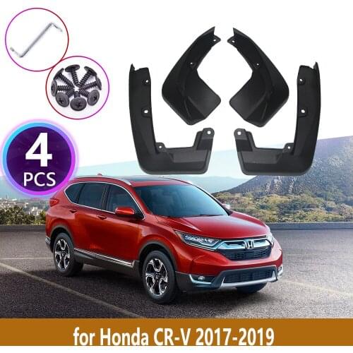 4PCS Rear New Mudguards For Honda CR-V CRV CR V 2017 2018 2019 Cladding Splash Mud Flaps Guards Mudflap Protect Car Accessories