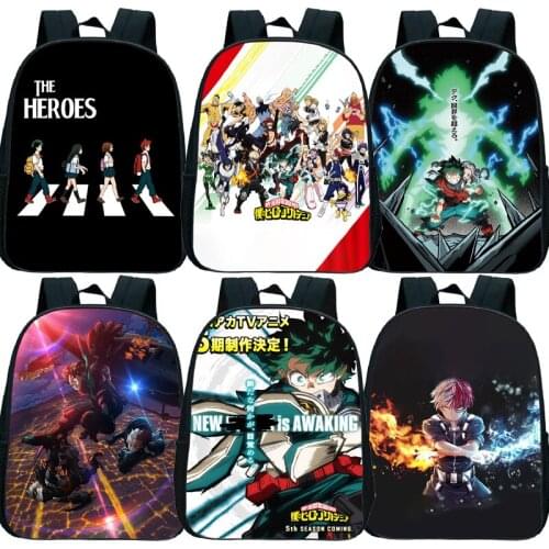 Toddler Kids Boku No Hero Academia Season 5 Mini Backpack Children Cartoon Anime Kindergarten Rucksack Boy Girl Knapsack Mochila