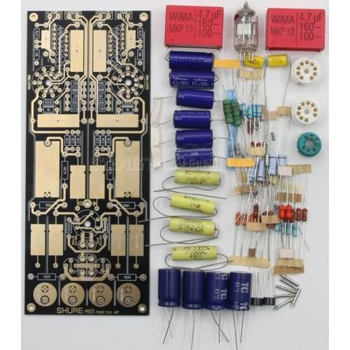 HiFi DIY Moving Magnet MM Vinyl Record Tube Phono Amplifier Kit Reference SHURE M65 Phono Riaa Amp