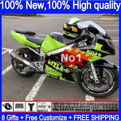 Body For SUZUKI GSXR 600 750 CC GSXR600 2001 2002 2003 14MC.117 GSXR750 GSX-R600 01 03 GSXR-600 K1 01 02 03 New green Fairing