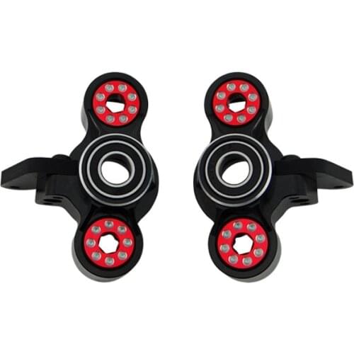 Hot Racing heavy duty aluminum steering blocks with carbon fiber steering arms for 1/8 Arrma Kraton Notorious Outcast