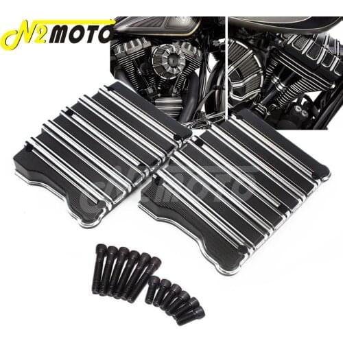 Motorcycle Rocker Box Top Cover Case Black For Harley Touring Twin Cam Softail Dyna Fat Boy Bob Glide 1999-2017