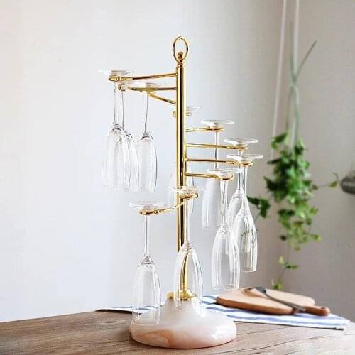 Goblet Storage Shelf Kitchen Accessories Home Decoration Cup Holder Bar Hotel Party Decor Creative Champagne Glass Storage Rack