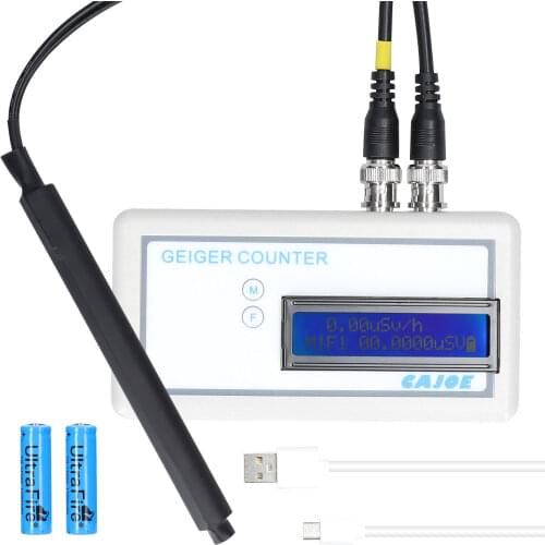 Nuclear Radiation Detector Monitor Radioactive Radiation Tester Geiger Counter Tester Stone Gem Radiation Tester Geiger Counter