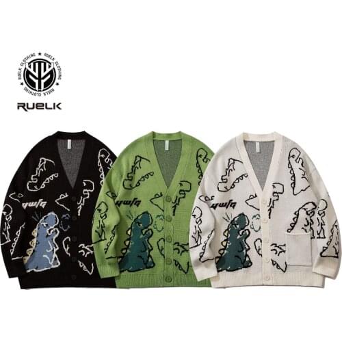 RUELK Men's Knitted Cardigans