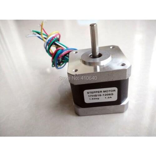 Nice Quality Stepper Motor 17HS15-1206S L 39 mm Nema17 with 1.8 deg 1.2 A 26 N.cm and unipolar 6 lead wire