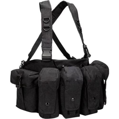 Hunting Tactical Vest Airsoft Ammo Chest Rig AR AK 47 Magazine Carrier Combat Military Assault Vest Molle Shooting Accessories