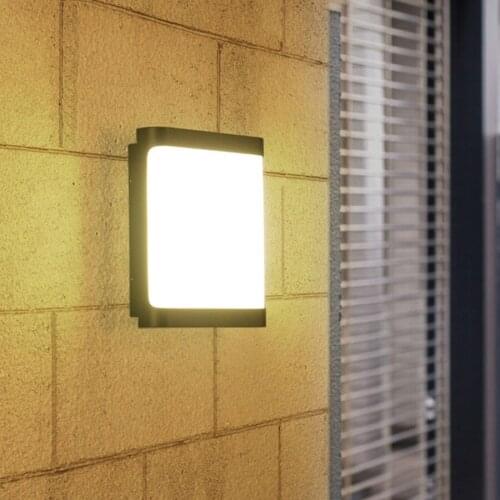 BEIAIDI Outdoor Garden Porch Led Wall Lamp Waterproof Corridor Balcony Aisle Wall Sconces Villa Hotel Exterior Wall Decor Lights