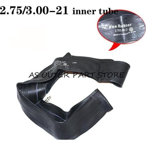 2.75/3.00-21 Inner Tube Durable Easy To Install Black Rubber Motorcycle Tire Tube for MTX Mototrax Supplies