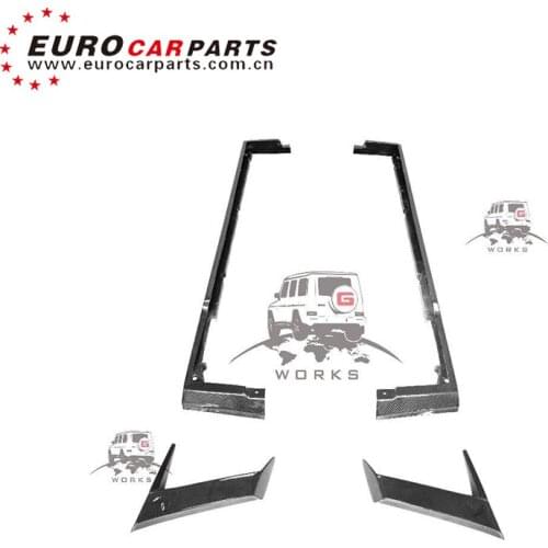 2021 new G wagon w463A W464 G63 carbon finber side skirt for G class w463A W464 G63 to top style carbon finber step