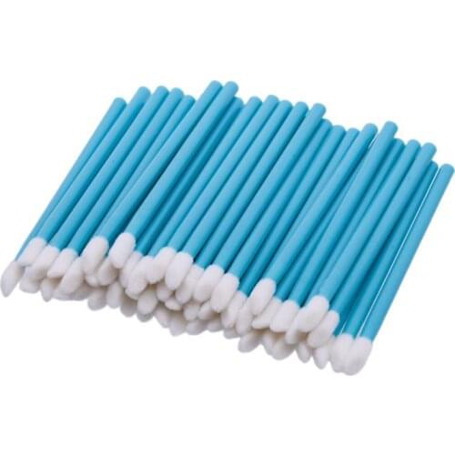 50Pcs Disposable Lip Brush Set Lip Gloss Lipstick Wands Pen Cleaner Lip Applicator Eyeshadow Concealer Makeup Brush Cosmetic