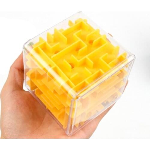 8cm Maze Ball Early Learning 6 stage Puzzle Maze Toy Child 3d Bead