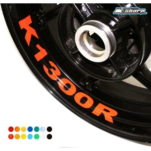 8 X custon inner rim decals wheel reflective sign Stickers stripes Fit BMW K1300R