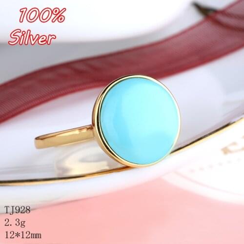 925 Sterling Silver Color Adjustable Ring Blanks Base DIY Handmade Blanks 12mm Cabochon Settings for Women Jewelry Findings