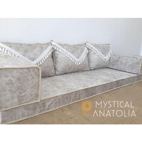 Arabic Floor Seating Living Room Furniture Couches Jalsa Majlis Traditional Arabian Hookah Lounge Home Decor Bench Cushion