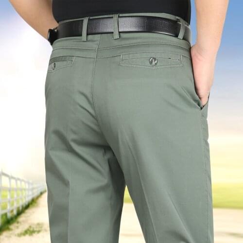 Outdoor Sports Golf Pants Youth Men Spring Summer Thin Quick Dry Trousers Cotton Loose Breathable Leisure Straight Pants